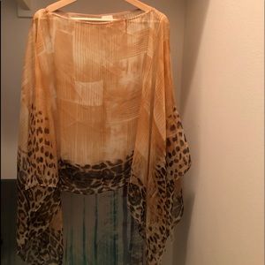 Chico’s sheer poncho